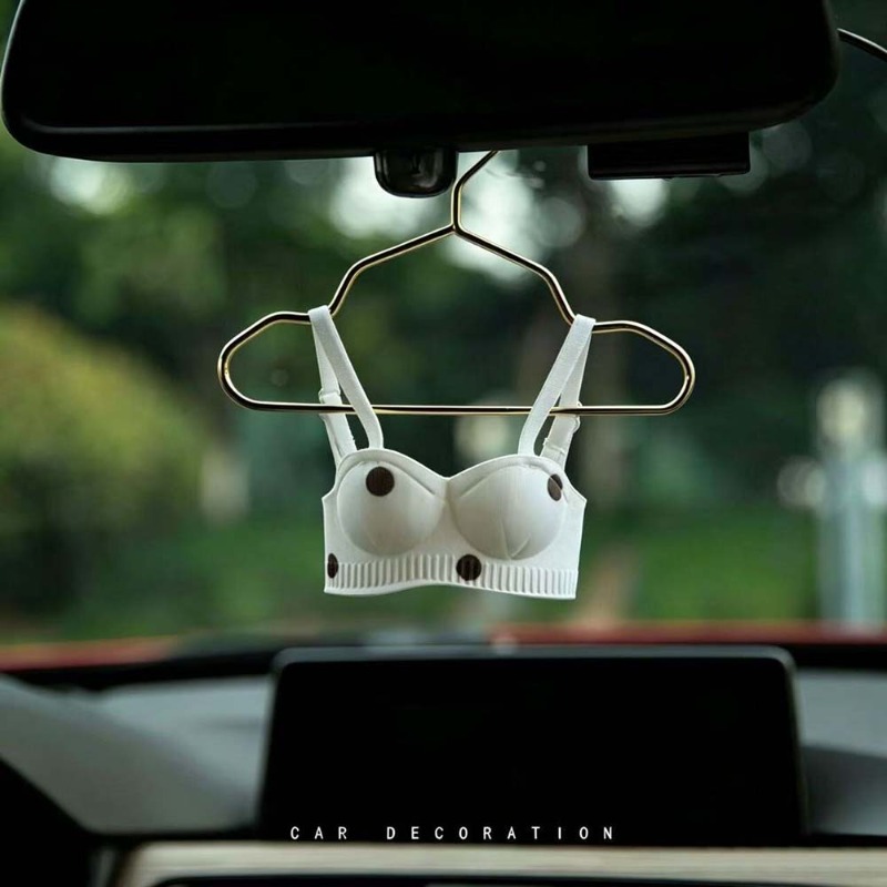 Interior Design Years - Mini Adorno de Lencería para Coche,