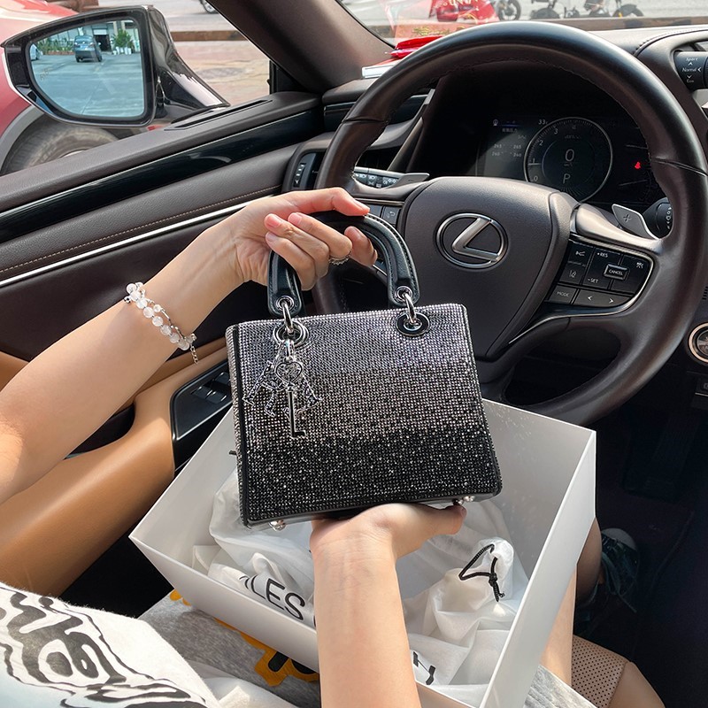 Interior Design High End - Bolso de mano con cadena de