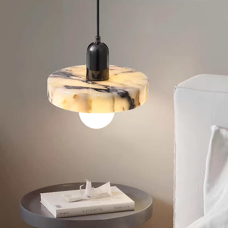 Interior Design Years - Lámpara colgante LED de mármol Natural