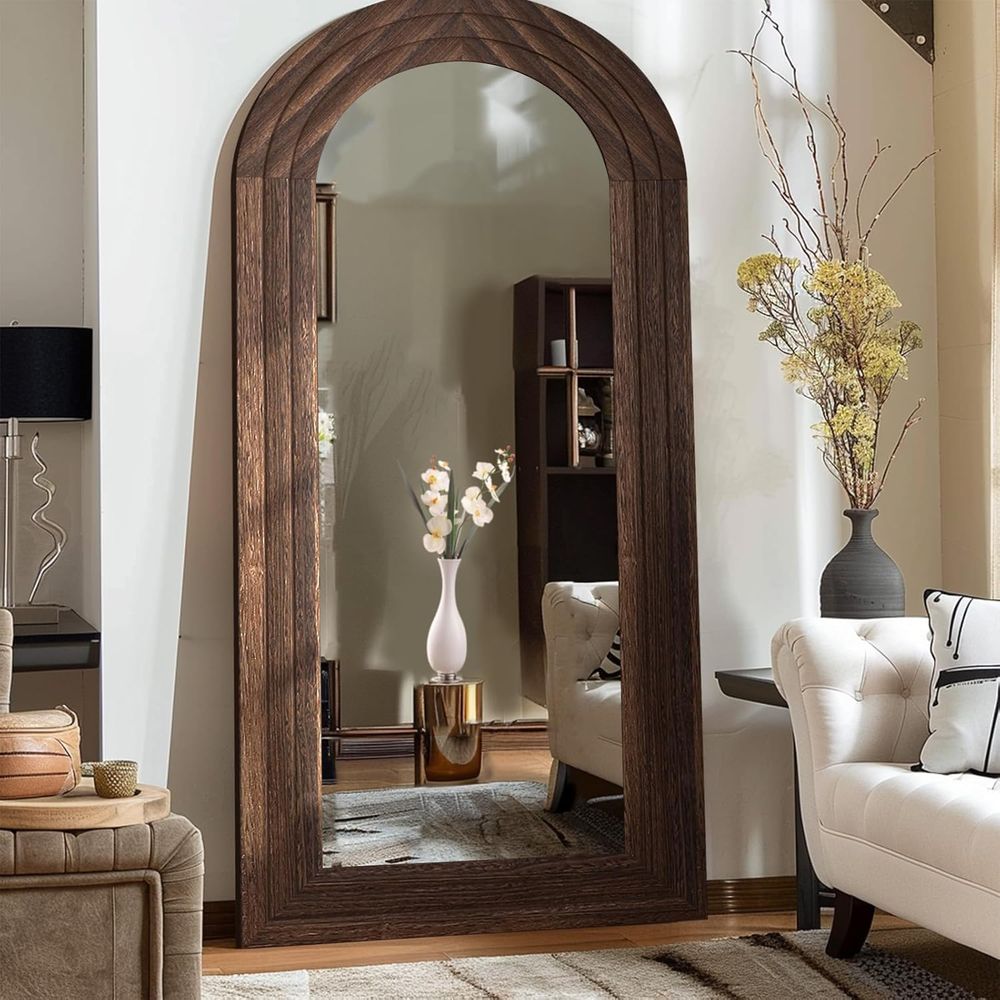 Arch Mirror Leaning - Espejo arqueado de cuerpo entero con