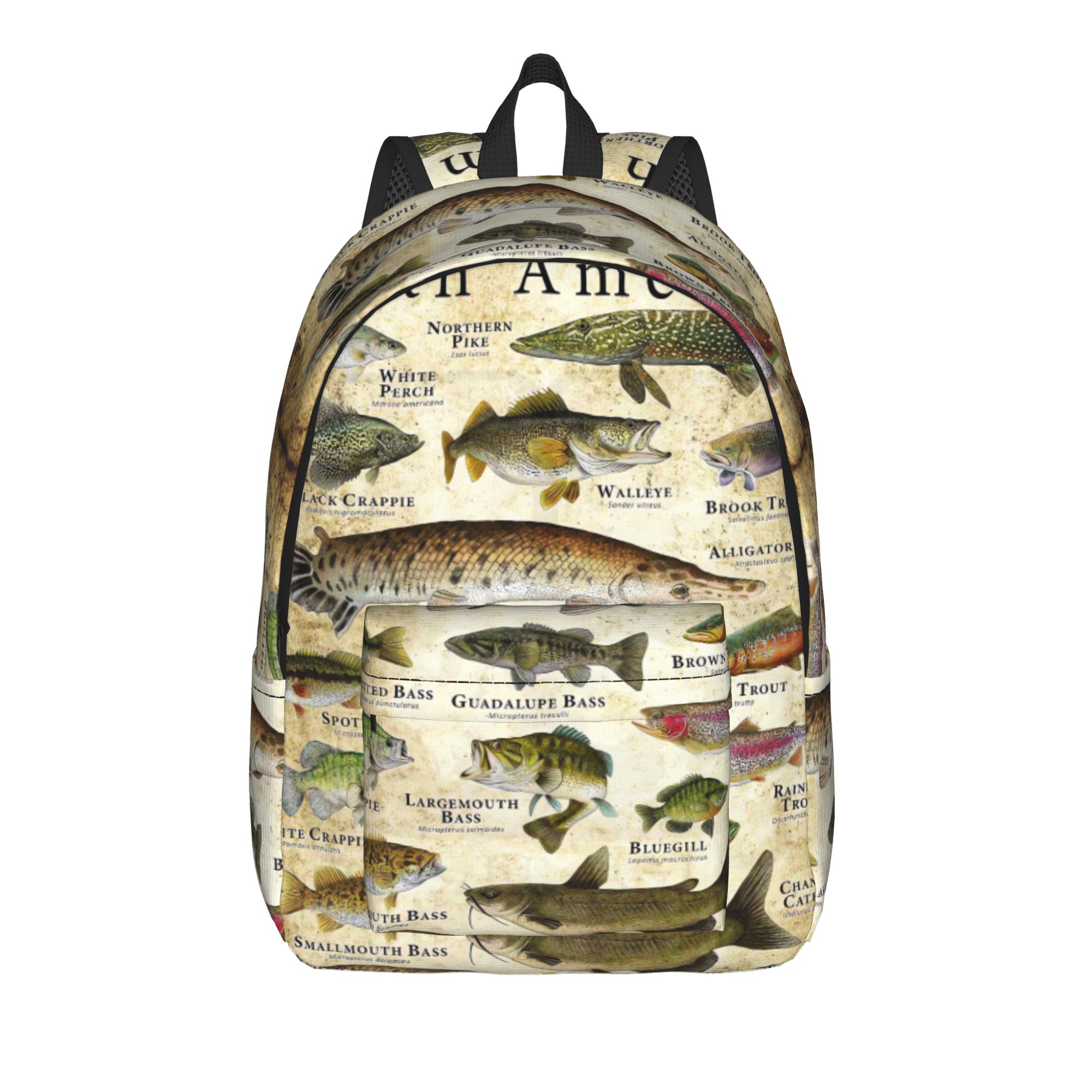 Interior Design Education - Mochila educativa con alfabeto de peces,
