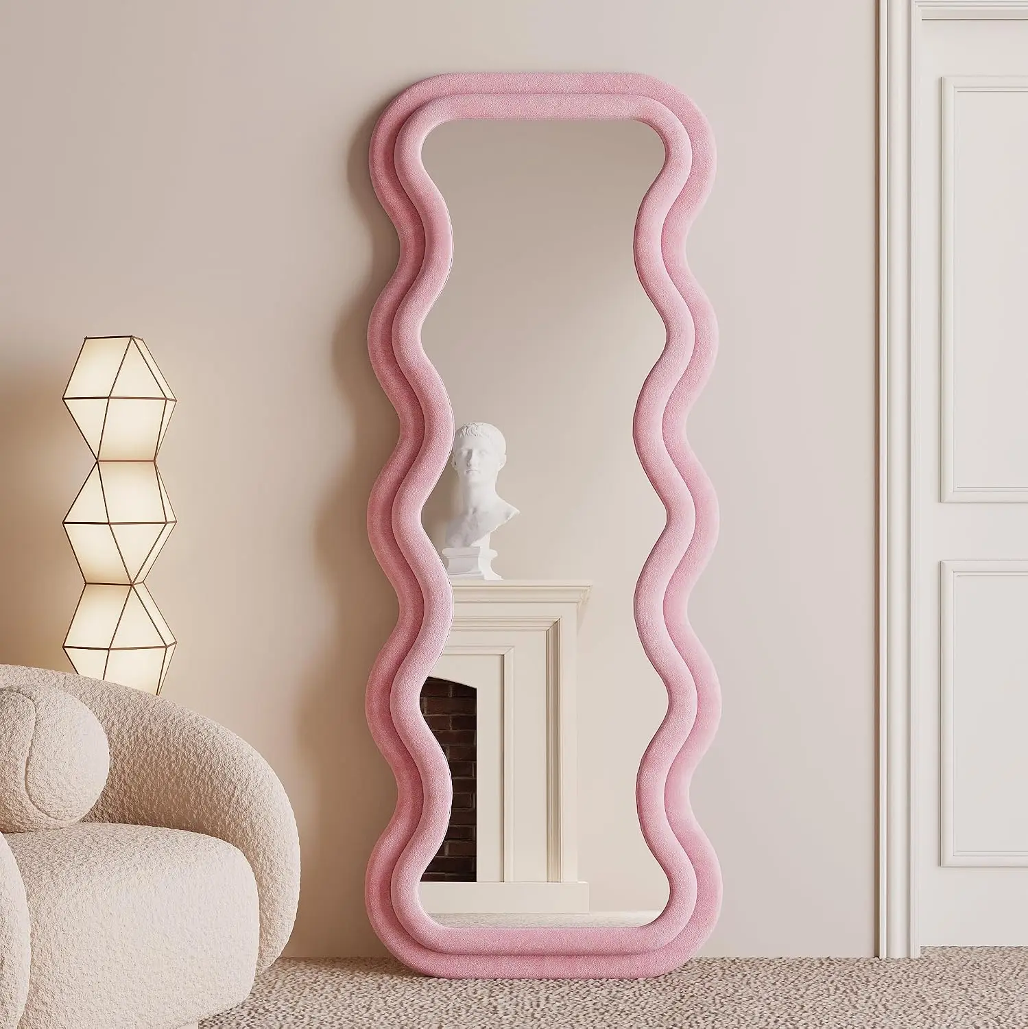 Espejo Ondulado de Longitud Co - Arch Mirror Leaning reseña y precio