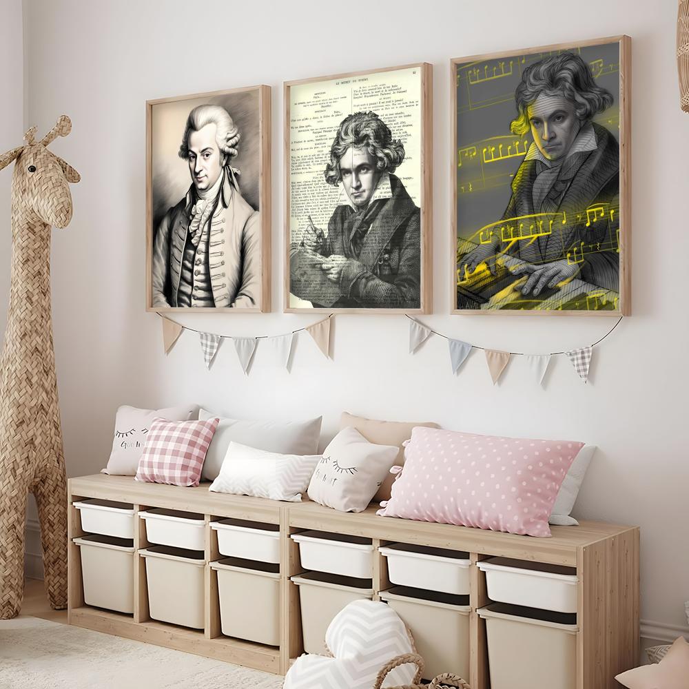 Póster de música clásica M-Moz - Interior Design Ideas reseña y precio