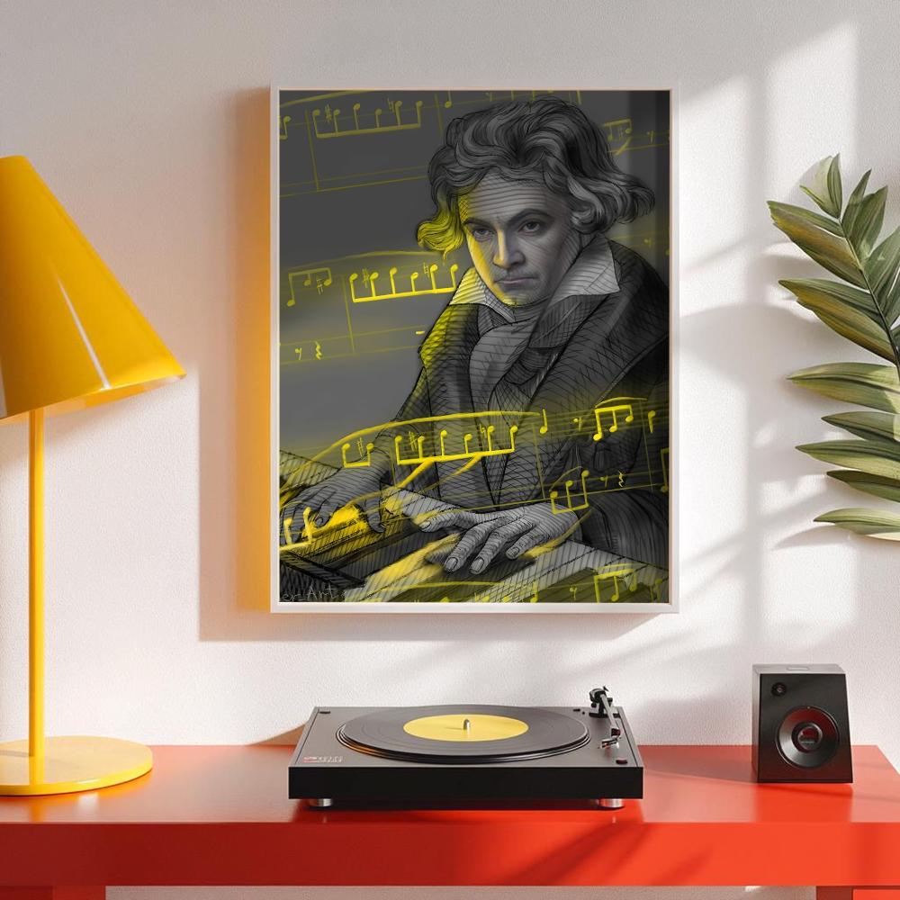Póster de música clásica M-Moz - Interior Design Ideas reseña y precio