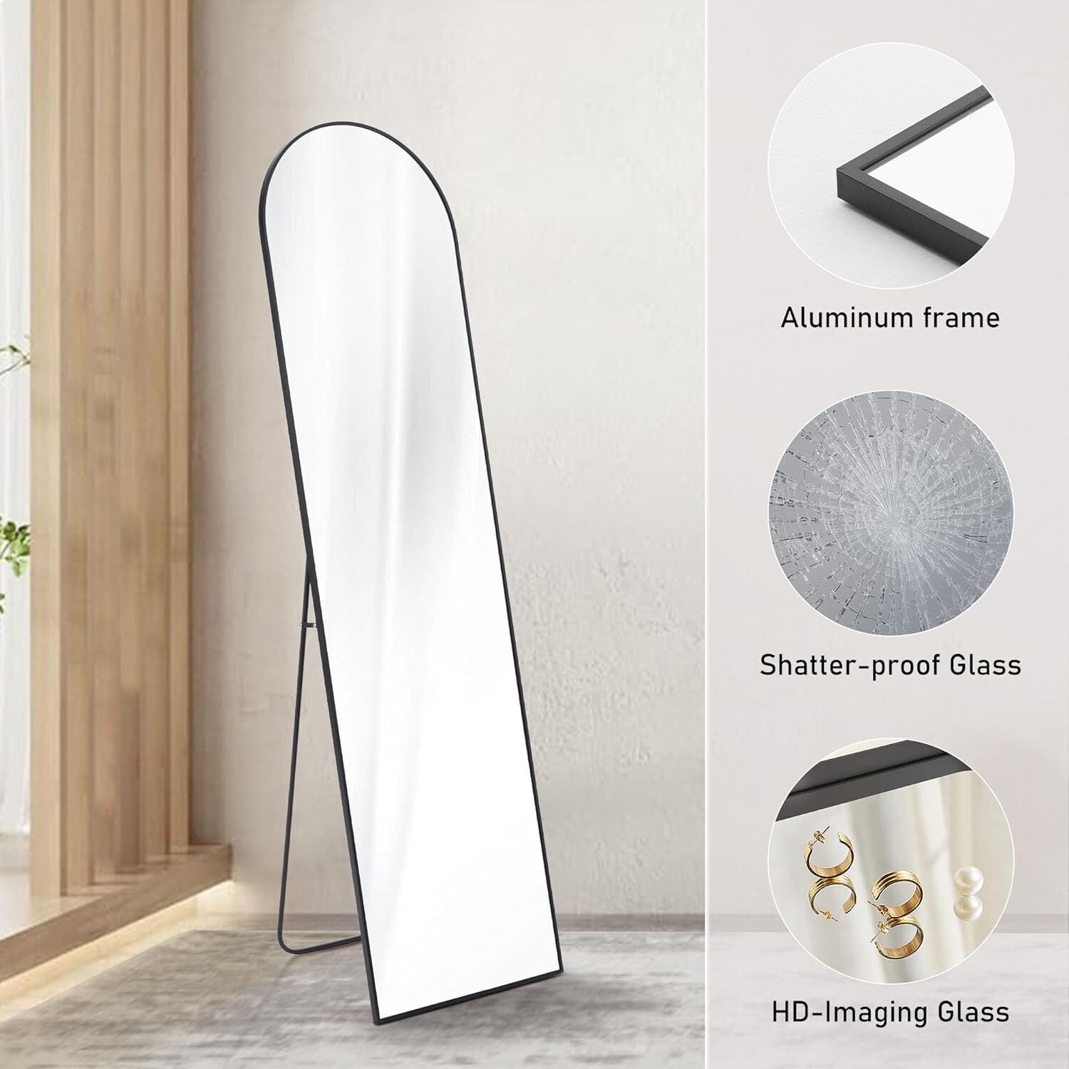Espejo Arqueado de Cuerpo Ente - Arch Mirror Leaning reseña y precio