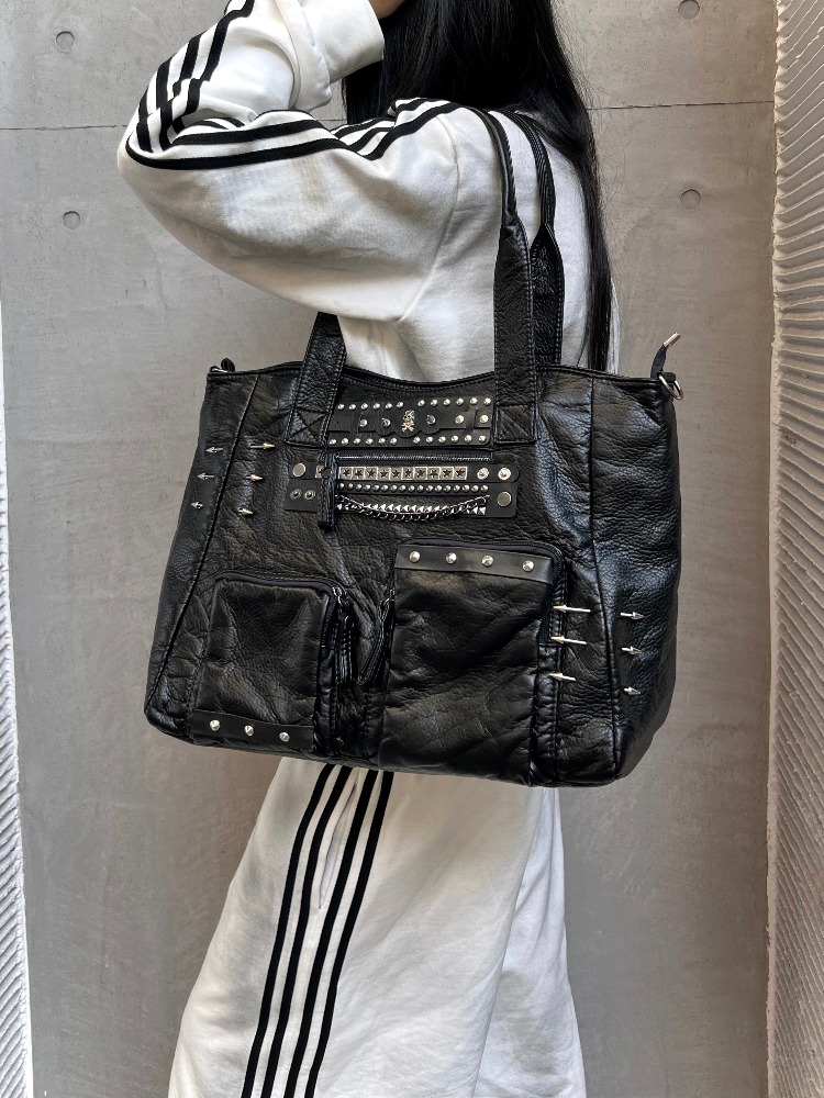 Bolso Tote Negro de Gran Capac - Interior Design Visualizer reseña y precio