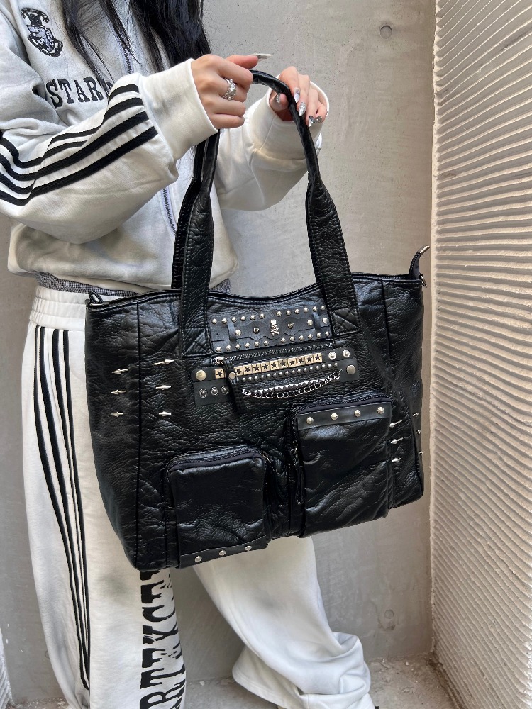 Bolso Tote Negro de Gran Capac - Interior Design Visualizer reseña y precio