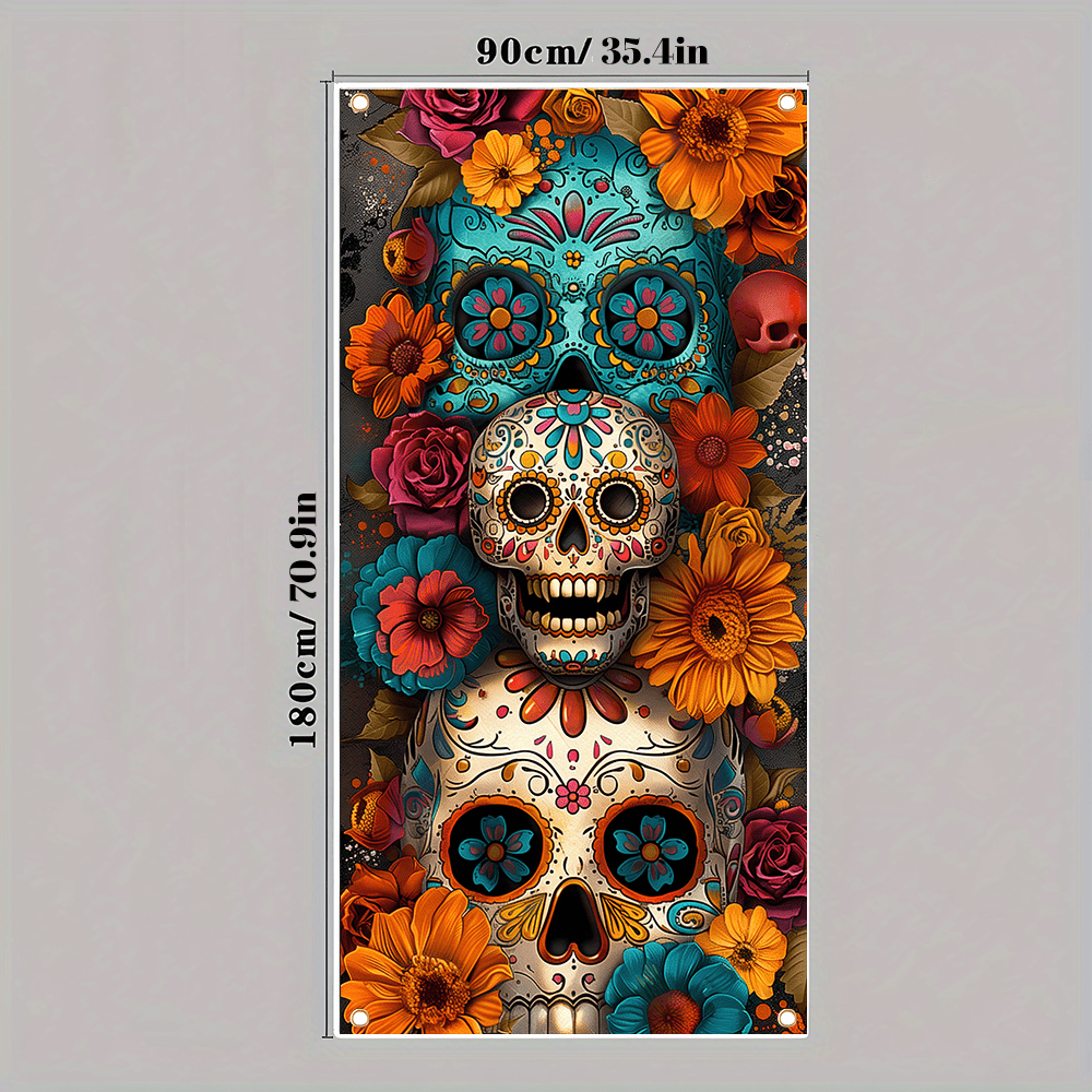 Cortina del Día de Muertos - D - Interior Design School reseña y precio