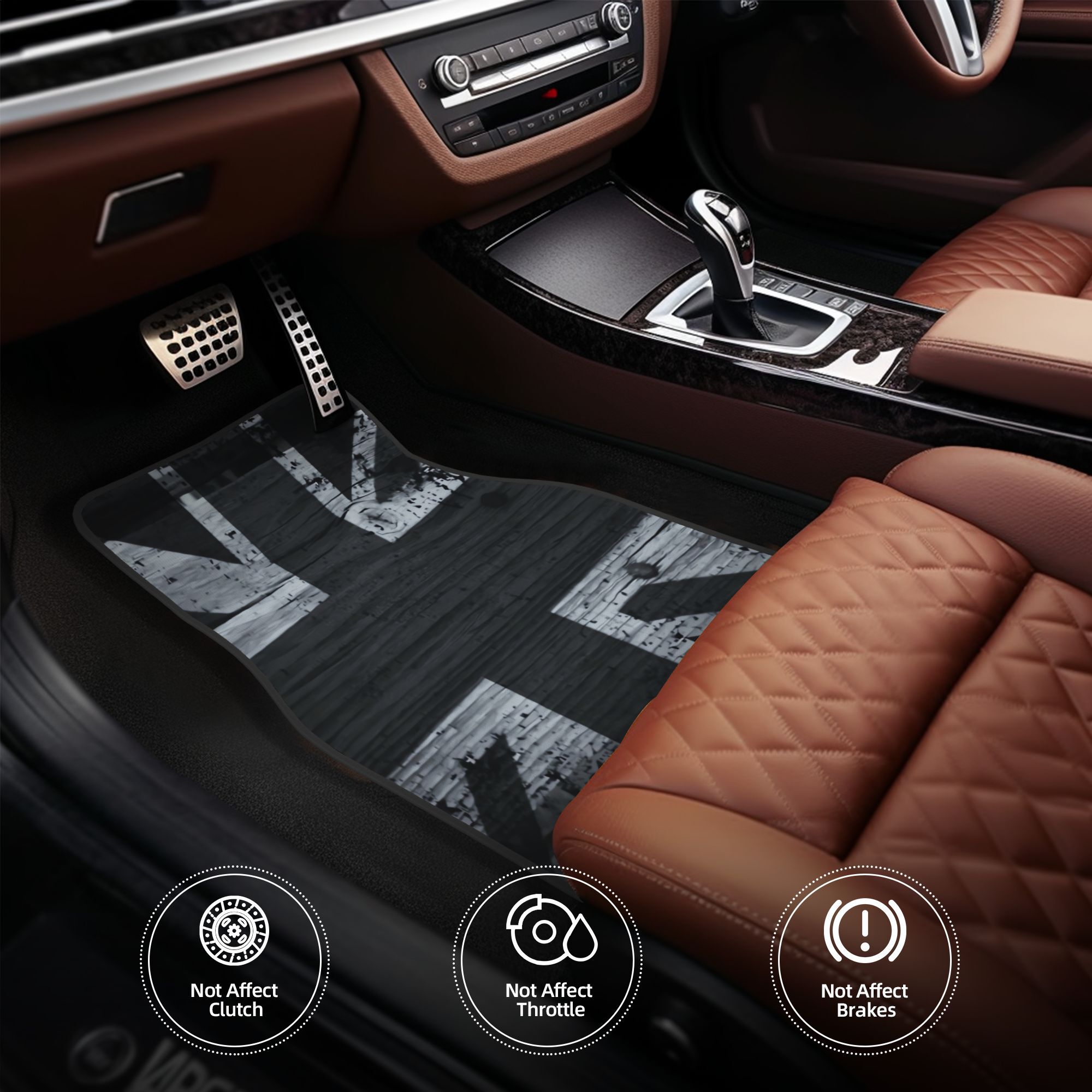 4 Uds. Alfombrillas para coche - Interior Design Uk reseña y precio