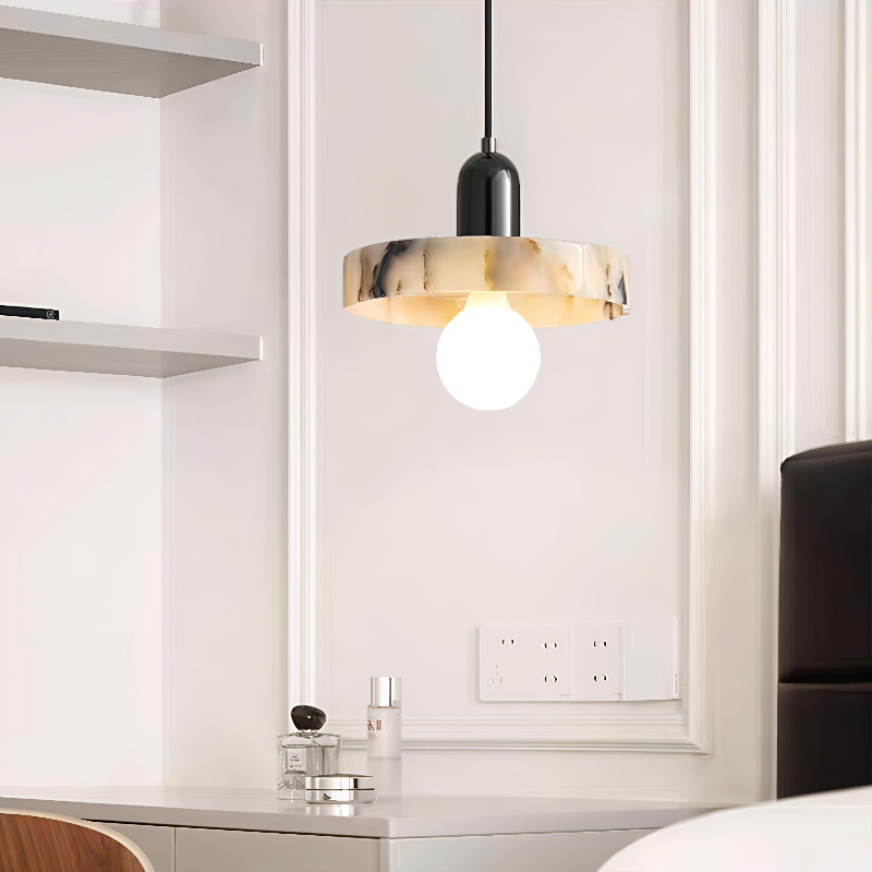 Lámpara colgante LED de mármol - Interior Design Years reseña y precio