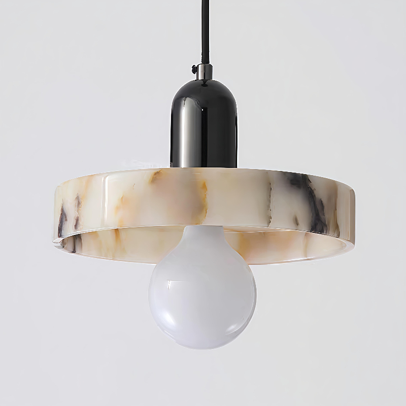 Lámpara colgante LED de mármol - Interior Design Years reseña y precio