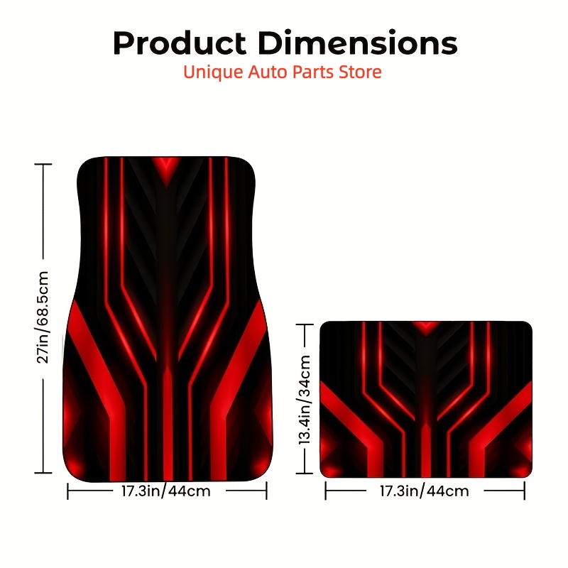 Alfombrillas para coche, 4 pie - Interior Design Visualizer reseña y precio