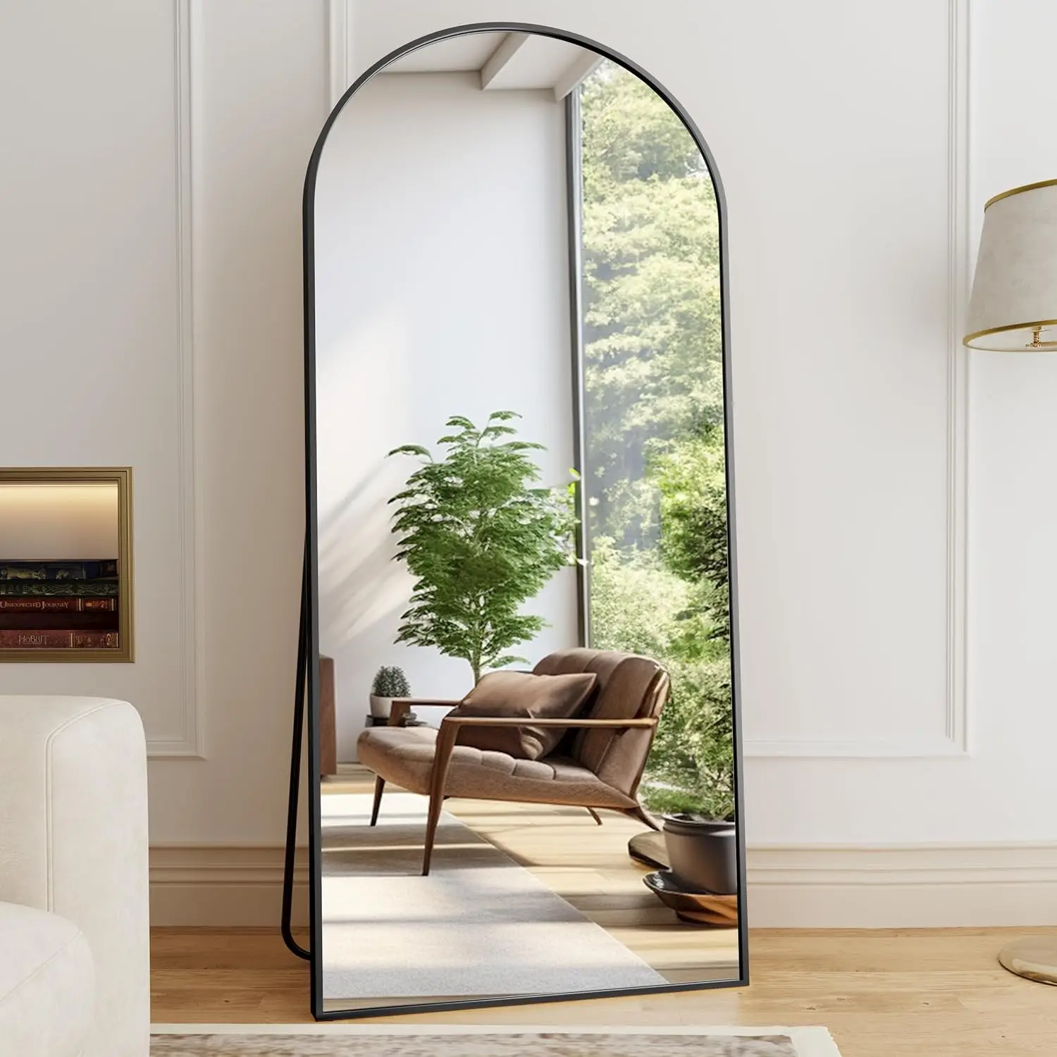 Espejo de pie de altura comple - Arch Mirror Leaning reseña y precio