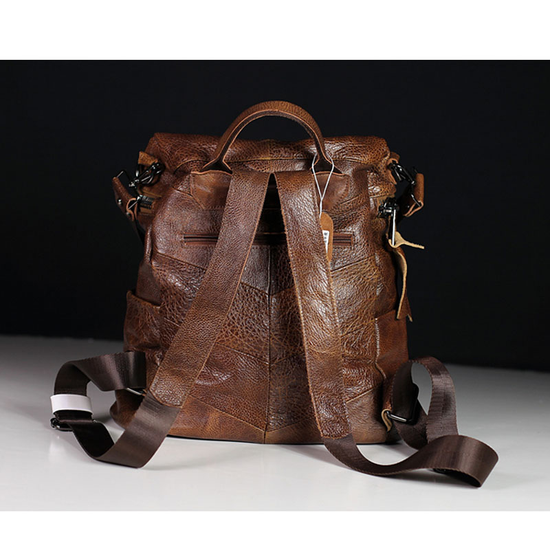 IPinee-mochila de piel auténti - Interior Design School reseña y precio