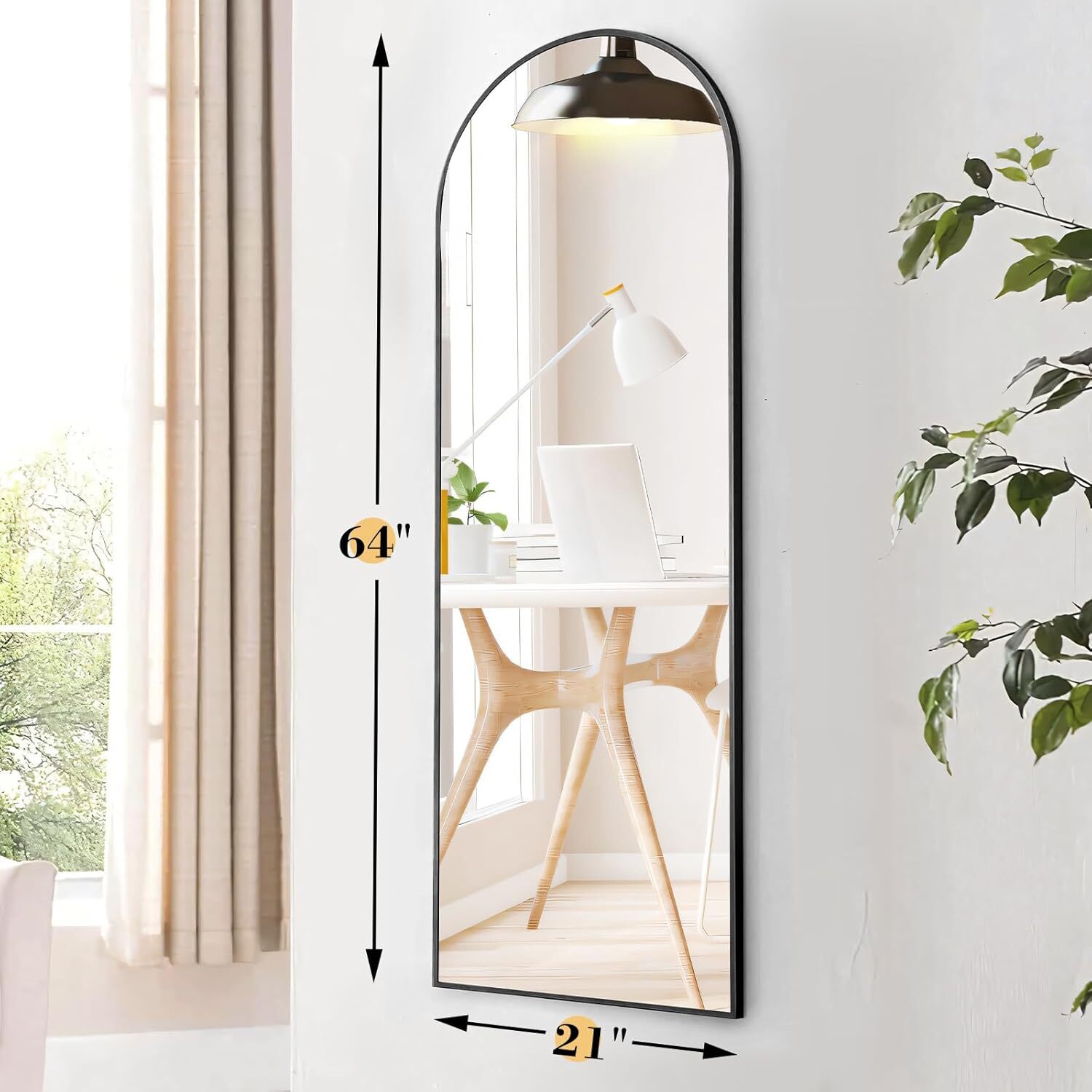 Espejo Arqueado de Cuerpo Ente - Arch Mirror Leaning reseña y precio