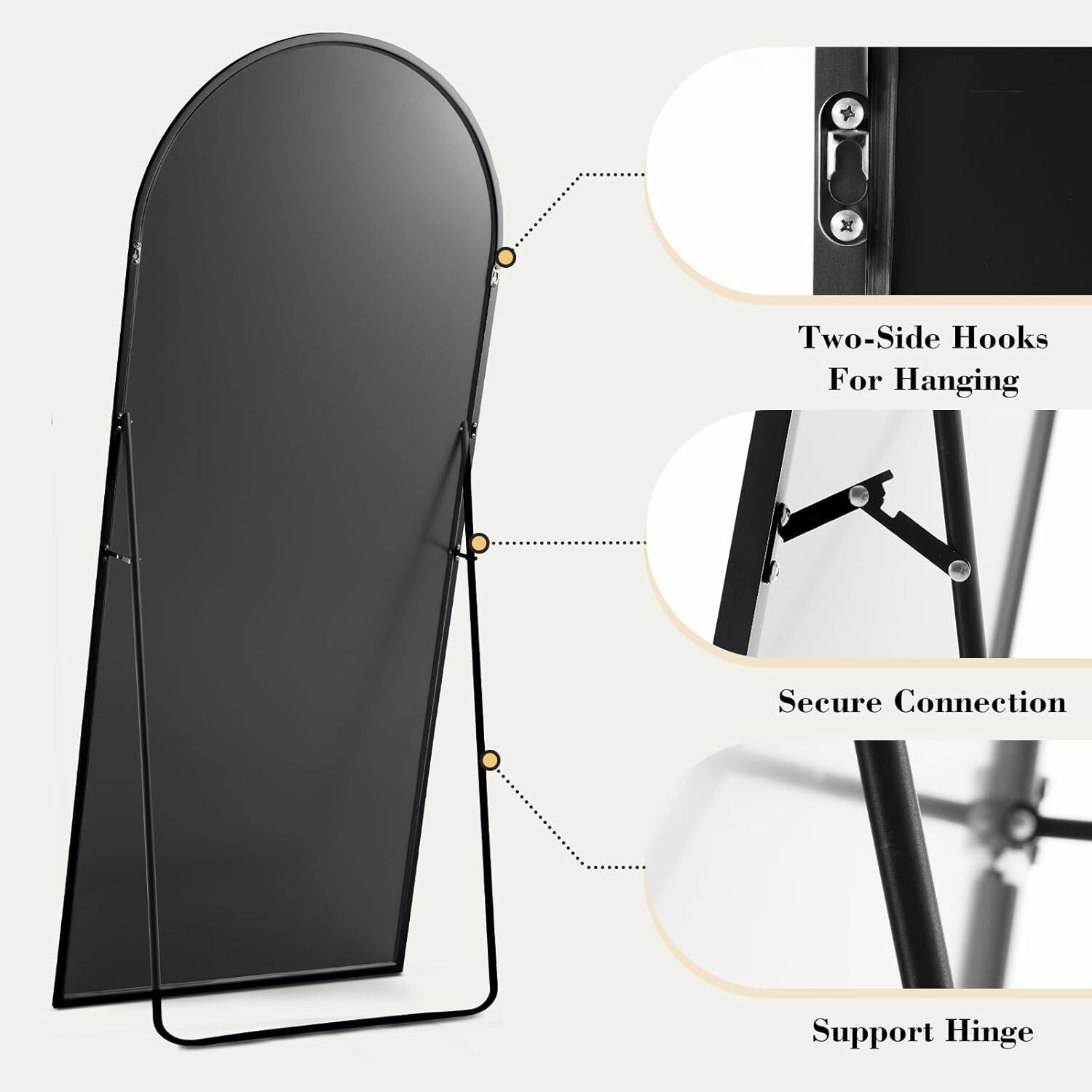 Espejo Arqueado de Cuerpo Ente - Arch Mirror Leaning reseña y precio